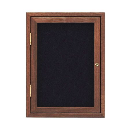 UNITED VISUAL PRODUCTS Sliding Glass Door Radius Letterboard, Hdr, 72"x48", Black/Burgundy UV9023ACSH-BLACK-BURGUN